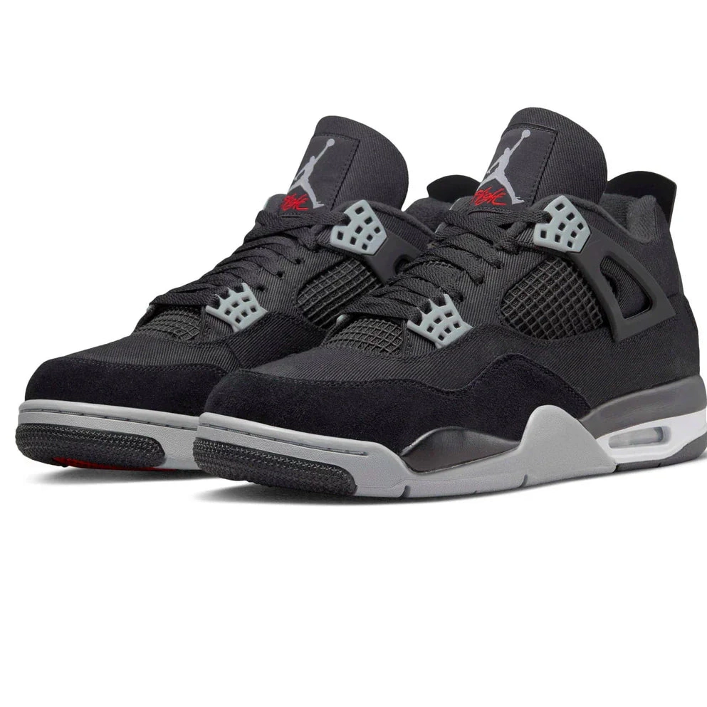 4 Black Air Retro Jordan SE Canvas 0607